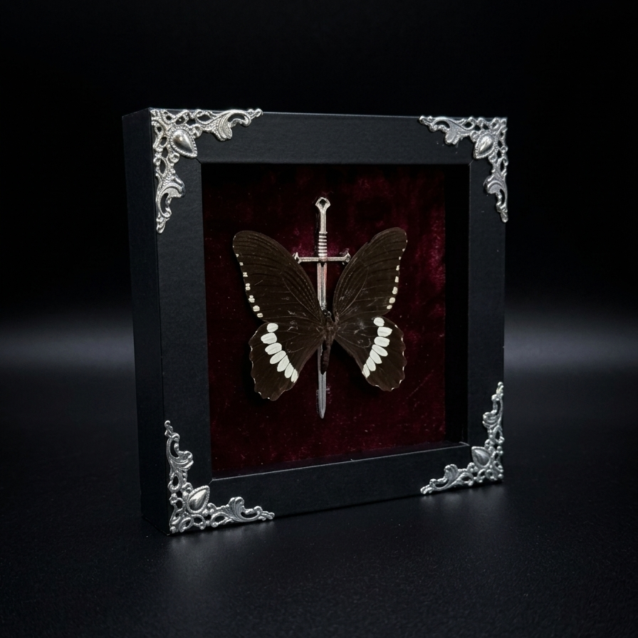 Framed Common Mormon (Papilio polytes)