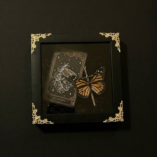Framed Tarot Monarch Butterfly