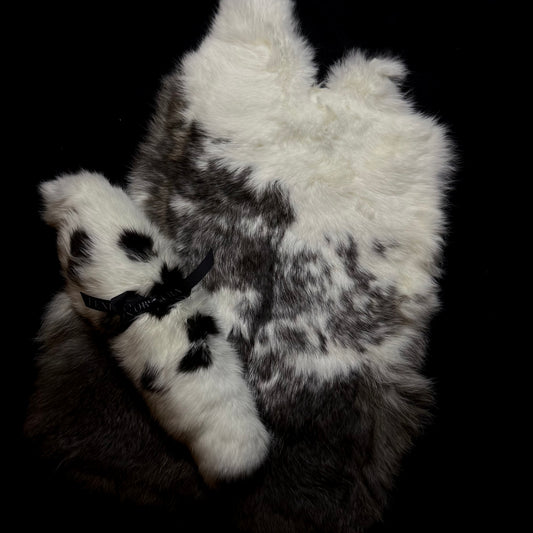 Multi-Color Spotted Rabbit Fur